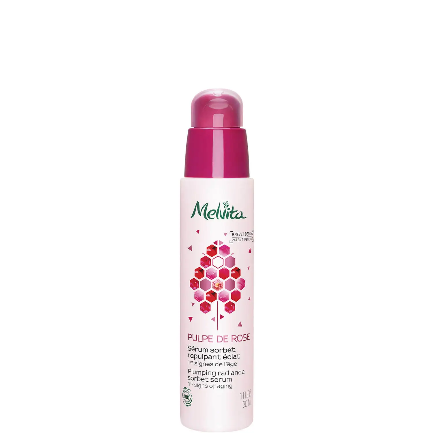 Melvita Pulpe de Rose Sorbet Serum 有機玫瑰果高效抗氧水盈精華